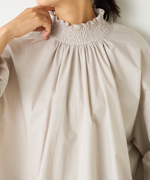 BEARDSLEY（ビアズリー） ブラウス シャツ シャーリングハイネック