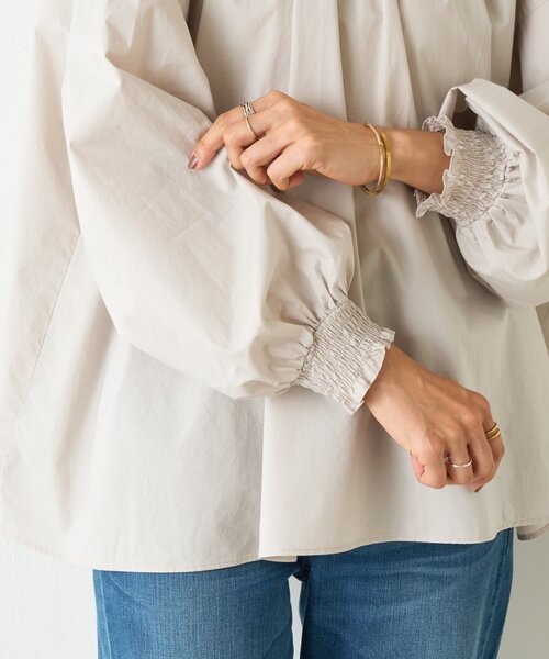 BEARDSLEY（ビアズリー） ブラウス シャツ シャーリングハイネック