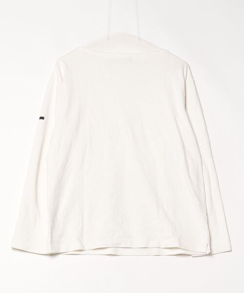 「SHIPS」 長袖Tシャツ MEDIUM ホワイト メンズ