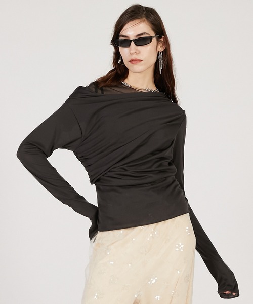 「2025Autumn Pre-Order」ウールブレンドジャージトップ / Wool Blend Jersey Top レディース