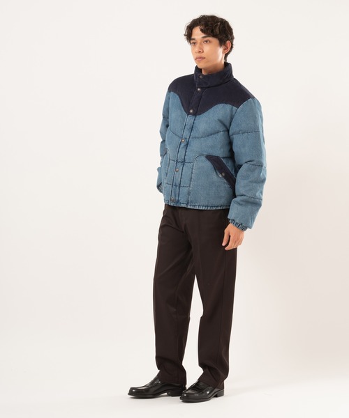 Levi's リーバイスワイルド ウェスト ダウンジャケット ブラックデニム Levi's（リーバイス） ダウンジャケット ダウン ワイルド ウェスト