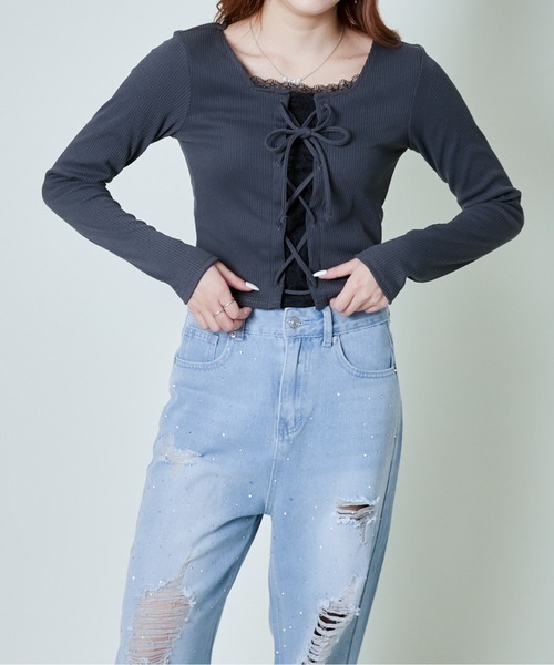 BONGO Tシャツ レース トップス Amazon.co.jp: Lomohanaga レース トップス 黒 透け tシャツ セクシー