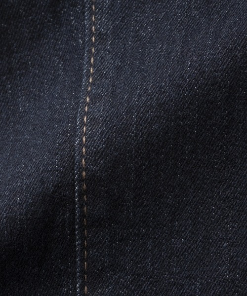 「GLOBAL WORK」 加工デニムパンツ LARGE サックスブルー レディース