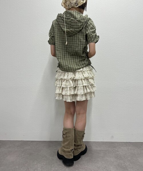 w closet（ダブルクローゼット） スカート 「25AW」フリルミニ