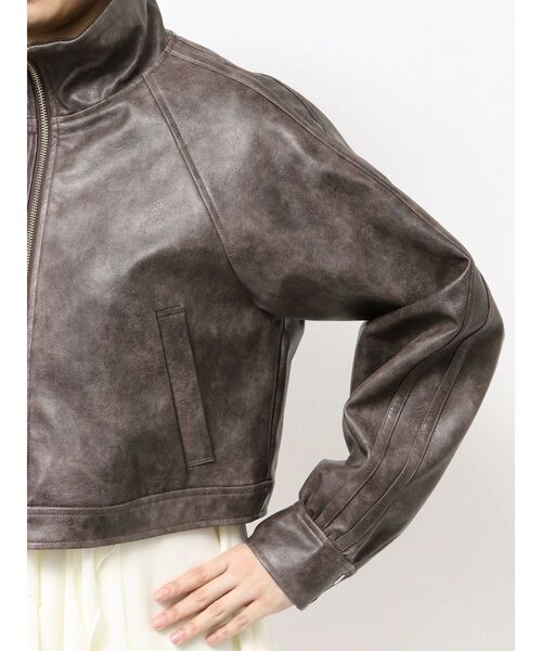 MERCURYDUO（マーキュリーデュオ） ブルゾン アウター フェイクレザー