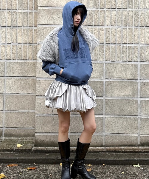 SCULPTOR（スカルプター） パーカー Mary Acid Peel Hoodie レディース