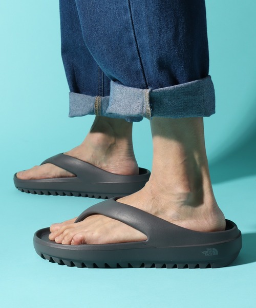 「THE NORTH FACE」 サンダル 23.0cm アイボリー メンズ_画像3