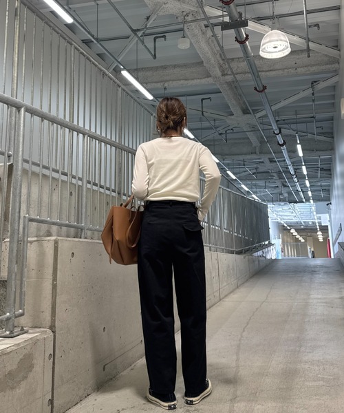 「ISOOK」 チノパンツ S ブラック レディース