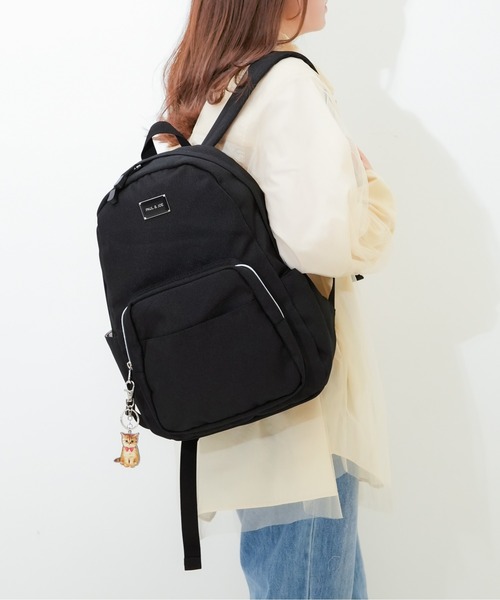 PAUL & JOE ブラック リュック　　通学・通勤 PAUL & JOE ACCESSOIRES（ポールアンドジョーアクセソワ） デイバック