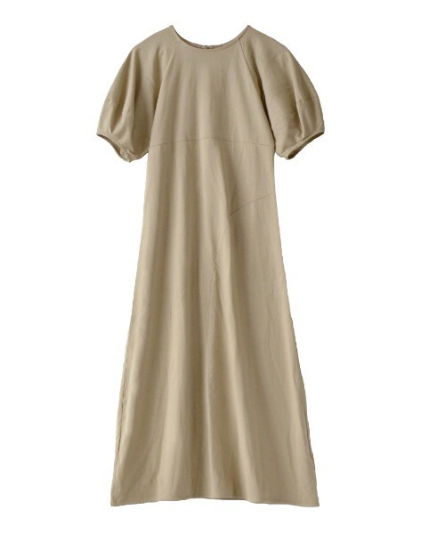 「e-zakkamania stores」 「Gleam」半袖ワンピース フリー グレイッシュベージュ レディース_画像4