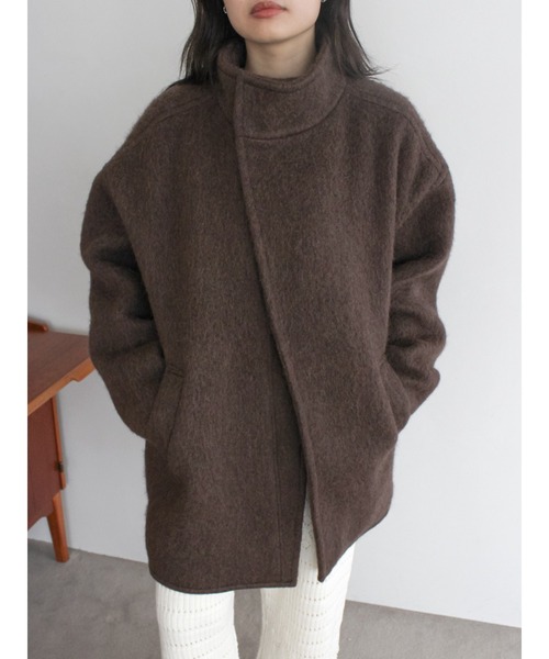 スコットクラブ アルパカ混ウールコート ANATOMICA アナトミカ ウール アルパカ シングルラグランコート