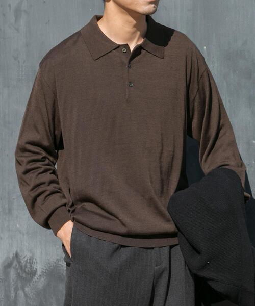 03M808◯ Callaway メリノウール100% 長袖 ニット ポロシャツ 03M808◯ Callaway メリノウール100% 長袖 ニット ポロシャツ 楽天市場