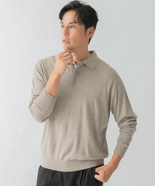URBAN RESEARCH ROSSO MEN セーター ニット イタリア糸メリノウール