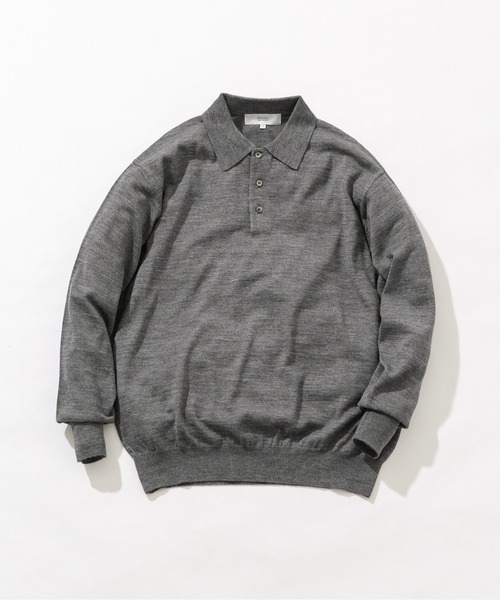 03M808◯ Callaway メリノウール100% 長袖 ニット ポロシャツ 03M808◯ Callaway メリノウール100% 長袖 ニット ポロシャツ