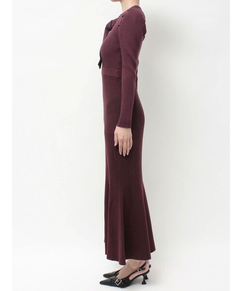 RESEXXY（リゼクシー） ワンピース ボウタイマーメイドニット