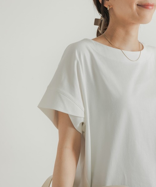 「URBAN RESEARCH DOORS」 半袖ブラウス MEDIUM オフホワイト レディース_画像8