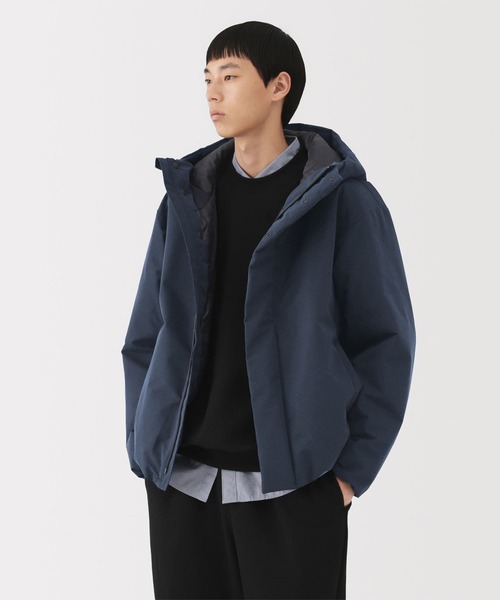 無印良品（MUJI） コート ジャケット 紳士 防風撥水中わたフード