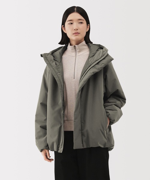 無印良品（MUJI） コート ジャケット 紳士 防風撥水中わたフード