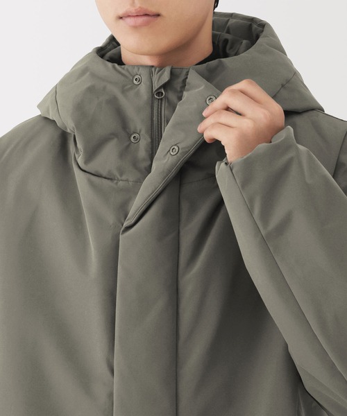 無印良品（MUJI） コート ジャケット 紳士 防風撥水中わたフード
