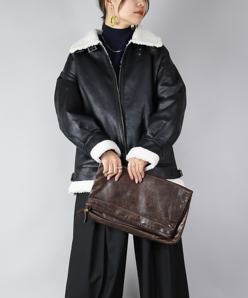 「and it_」 ブルゾン M ブラック レディース_画像7