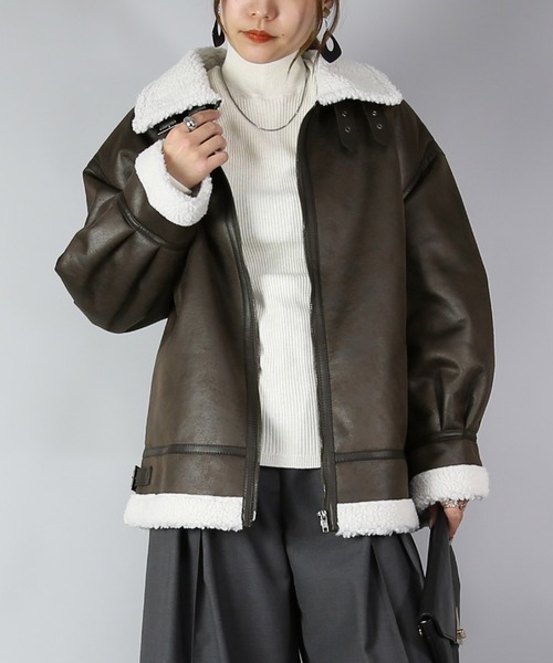 「and it_」 ブルゾン M ブラック レディース_画像8