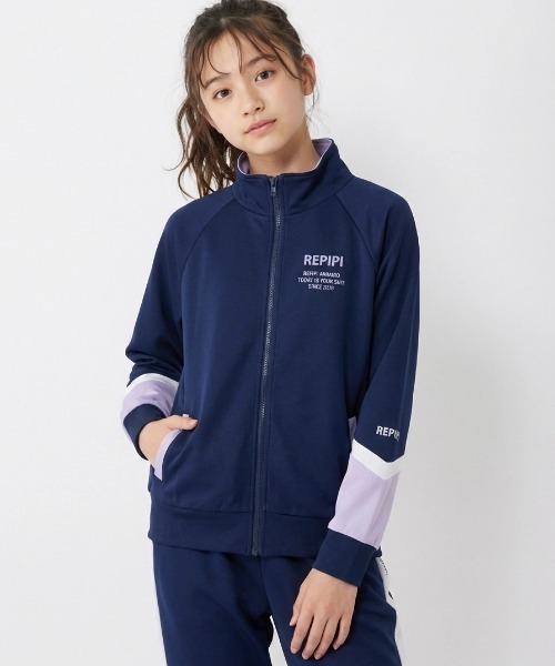  ネイビー ジップジャージ　L'Appartement　未使用品 repipi armario（レピピアルマリオ） ジャージ ジャージ上下セット