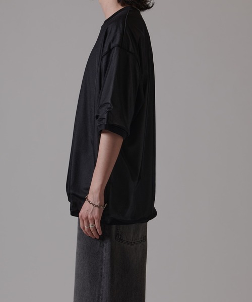 「Lui's」 半袖Tシャツ FREE ブラック メンズ_画像3