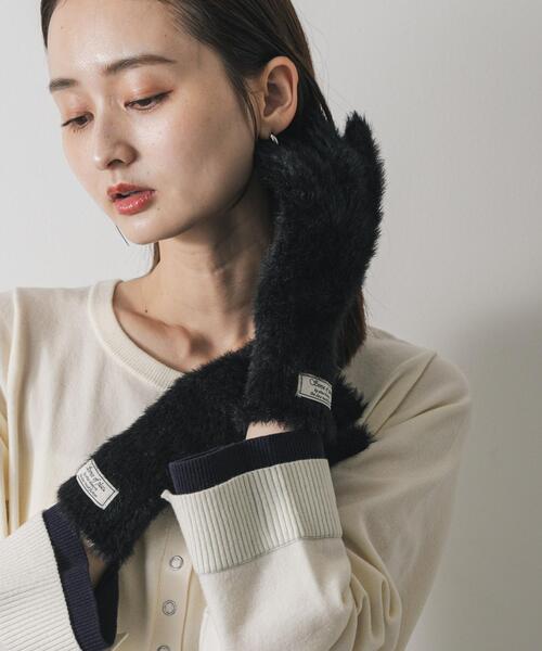 レディース PRADA ウール 手袋 ロンググローブ
