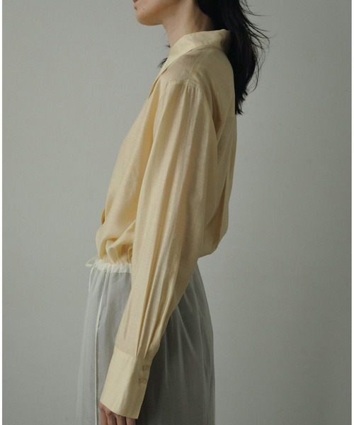 anuke（アンヌーク） 長袖シャツ FREE グレー レディース : ZOZOTOWN