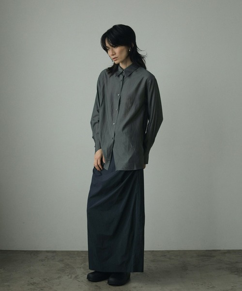 anuke（アンヌーク） 長袖シャツ FREE グレー レディース : ZOZOTOWN