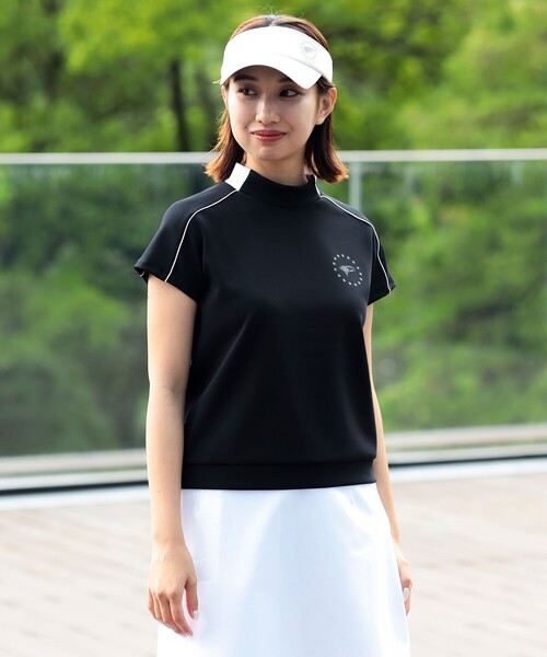 【新品未使用】BEAMSGOLF レディースゴルフウェア Lサイズ 半袖Tシャツ BEAMS GOLF（ビームス ゴルフ） tシャツ 半袖 ORANGE LABEL / サッカー