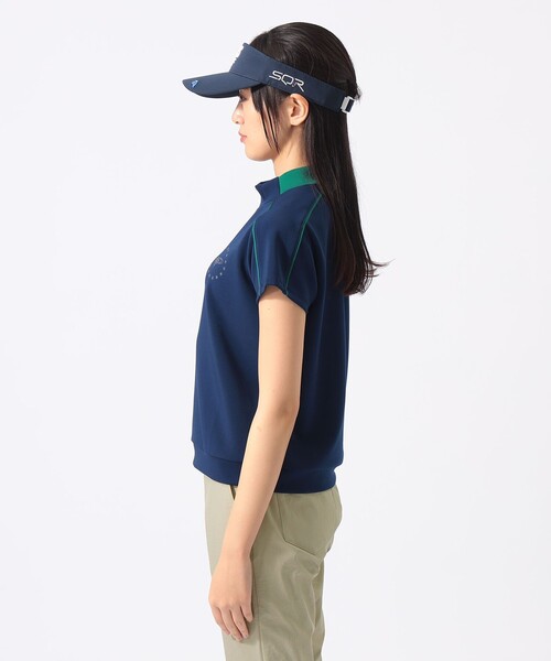 【新品未使用】BEAMSGOLF レディースゴルフウェア Lサイズ 半袖Tシャツ BEAMS GOLF（ビームス ゴルフ） tシャツ 半袖 ORANGE LABEL / サッカー