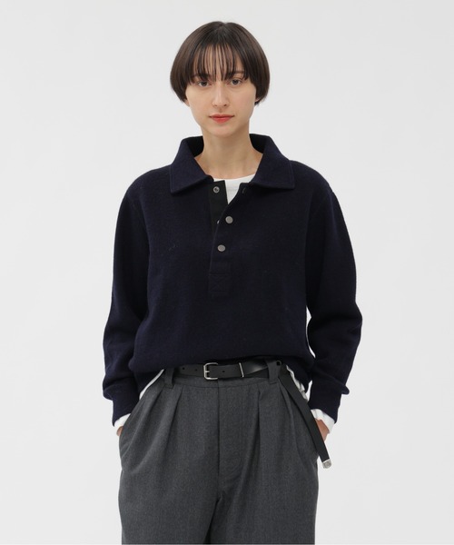 MHL. エムエイチエル コットンリネン プレーンウェーブ シャツ M 長袖 MHL. エムエイチエル コットンリネン プレーンウェーブ シャツ M 長袖