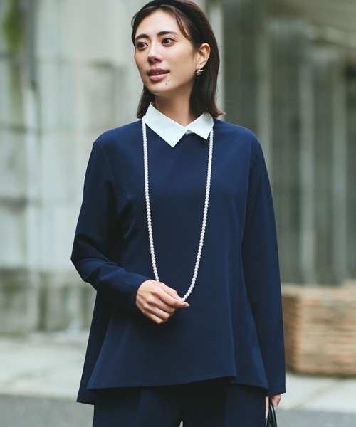 Elura（エルーラ） ブラウス シャツ 「入卒/セレモニー/通勤」ダブル