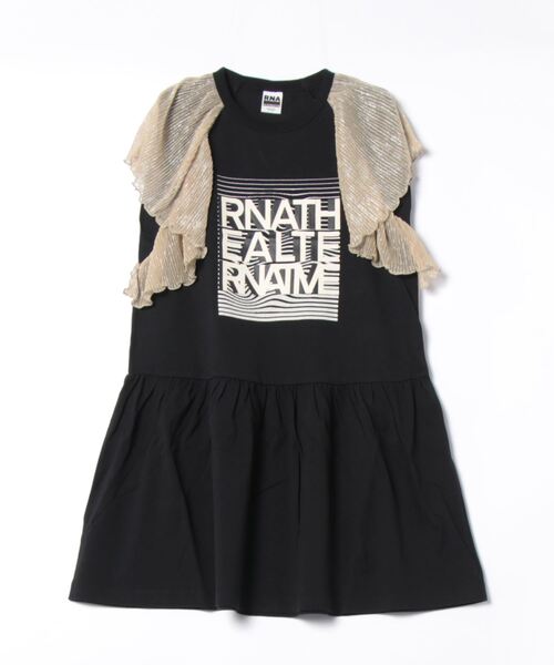 「RNA」 ノースリーブワンピース MEDIUM ブラック レディース_画像2
