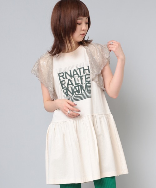 「RNA」 ノースリーブワンピース MEDIUM ブラック レディース_画像6