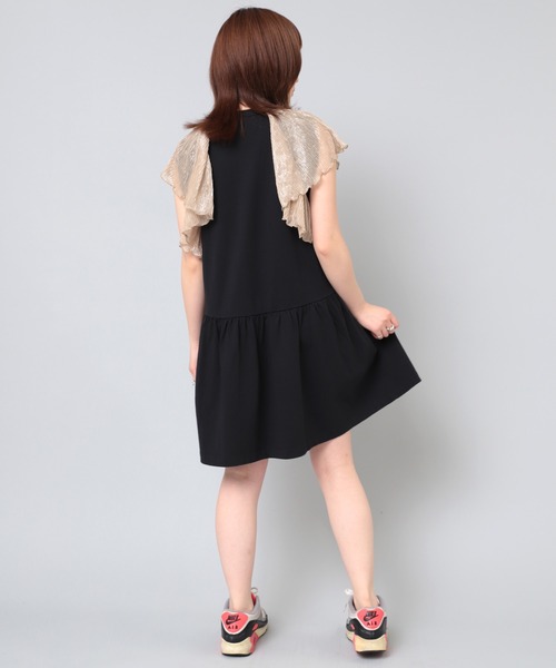 「RNA」 ノースリーブワンピース MEDIUM ブラック レディース_画像8