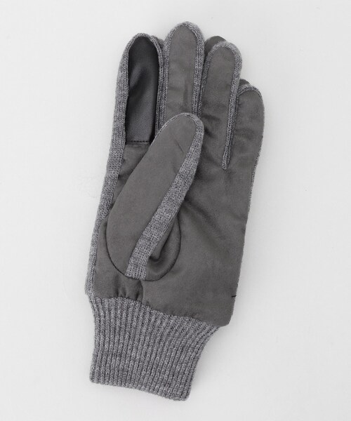 TAKEO KIKUCHI（タケオキクチ） 手袋 スエード調ニットコンビ