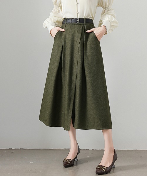 スカート タック入りAラインスカート : ZOZOTOWN Yahoo!店 - 通販