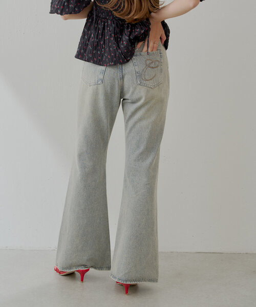 Chico（チコ） ブーツカットデニムパンツ MEDIUM ブルー系その他