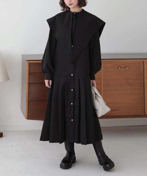 「O.S.K」 サロペットスカート FREE ブラック レディース_画像6