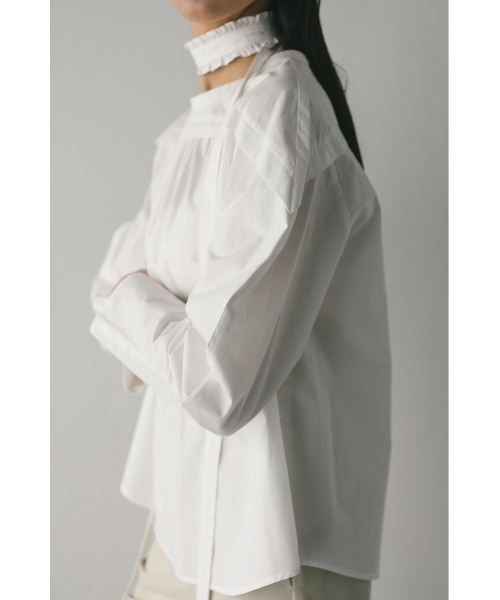 STYLEMIXER（スタイルミキサー） ブラウス シャツ フリルチョーカー