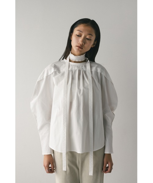 STYLEMIXER（スタイルミキサー） ブラウス シャツ フリルチョーカー