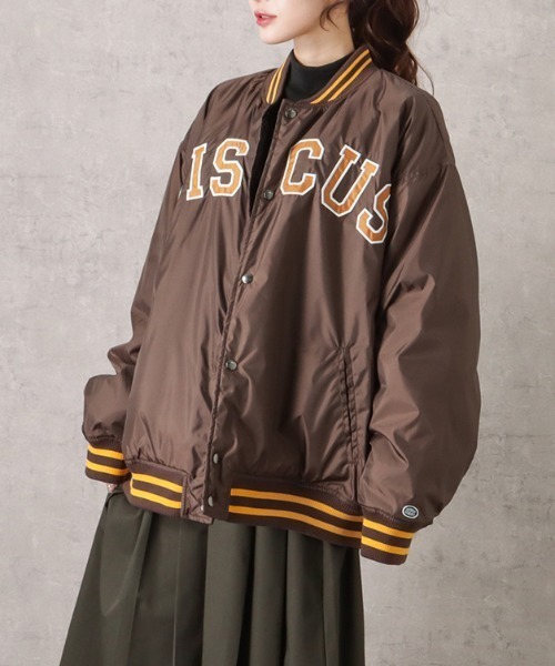 DISCUS 「DISCUS」 スタジャン M ネイビー メンズ : ZOZOTOWN Yahoo!店