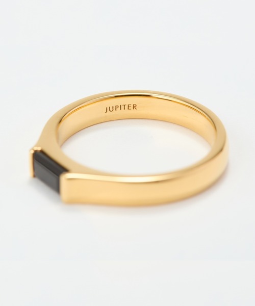 JUPITER アレルギー対応 指輪 リング 「SV」バケットカットオニキス