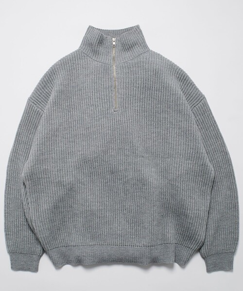 「FREAK'S STORE」 長袖ニット SMALL ネイビー メンズ_画像2