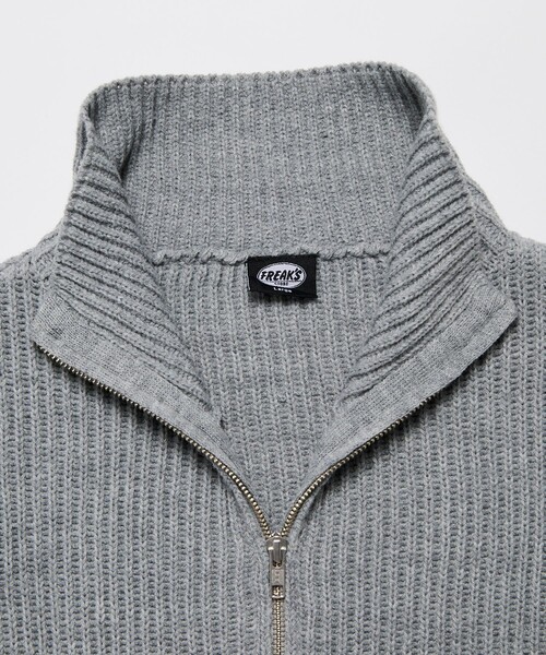 「FREAK'S STORE」 長袖ニット SMALL ネイビー メンズ_画像4