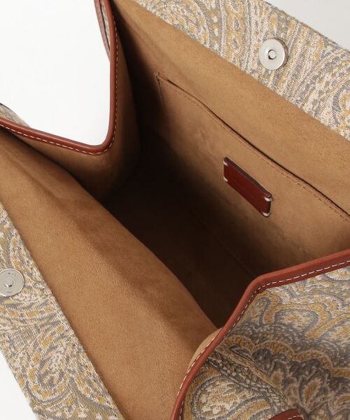 「A VACATION」 ペイズリーハンドバッグ - ベージュ レディース_画像4