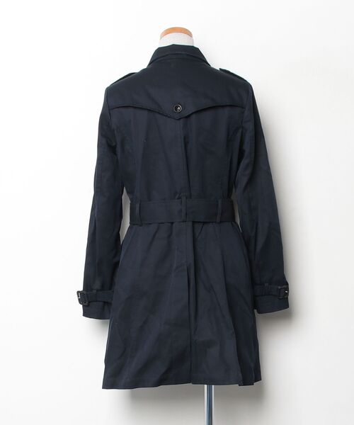 [SHIPS] тренчкот 38 темно-синий женский 