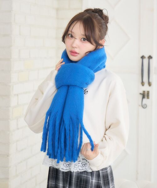 casiTA（カシータ） マフラー ストール フリンジマフラー レディース
